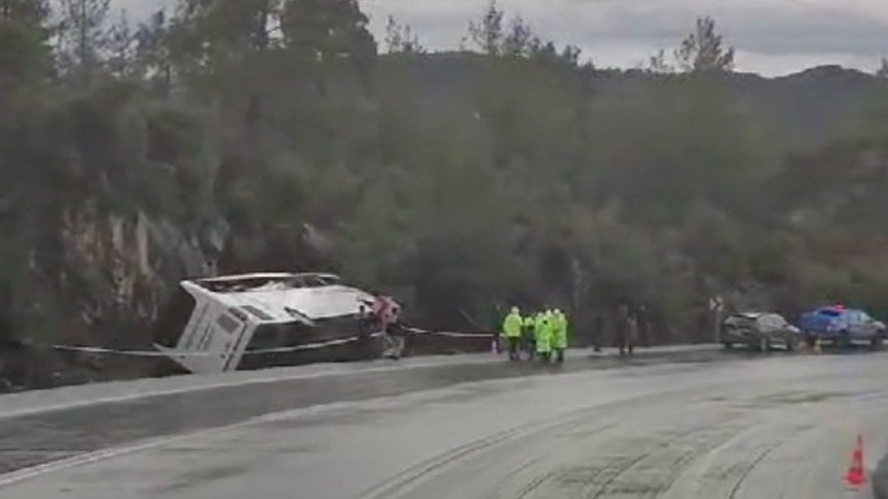 Antalya'da otobüs kazası