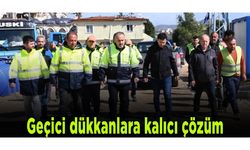 Geçici dükkanlara kalıcı çözüm