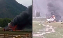 Turistik helikopter kazası: 6 ölü