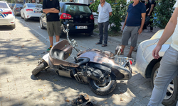 Gazipaşa'da kasksız sürücü ağır yaralandı