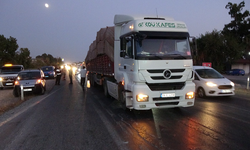 Manavgat'ta tırın geri gitmesi panik yarattı