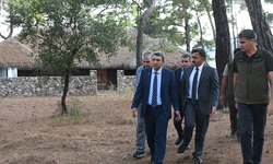 Antalya Valisi Şahin Kemer'i ziyaret etti