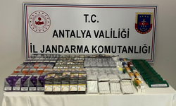 Markete kaçak sigara operasyonu