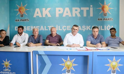 Döşemealtı AK Parti ilçe Başkanı istifa etti
