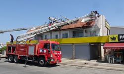 Otel lojmanında çıkan yangın korkuttu