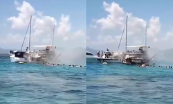 Tur teknesinde dehşet: Yolcular canlarını zor kurtardı