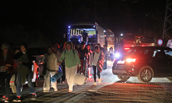 Meteor yağmuru için Saklıkent'e akın ettiler