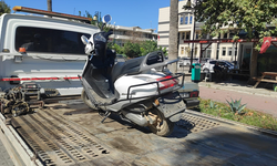 Plakasız motosiklete 7 bin lira ceza