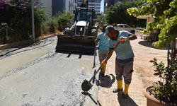 Beton yol çalışması Avsallar'da devam ediyor