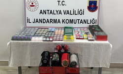 Antalya'da kaçak sigara baskını