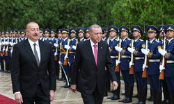 Cumhurbaşkanı Erdoğan, Nahçıvan'da törenle karşılandı