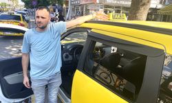 Antalya'da takside dehşet dolu anlar