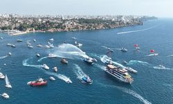 Antalya'da 100’üncü Yıla Özel Deniz Korteji