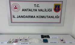 Alanya'da 300 gram metamfetamin ele geçirildi