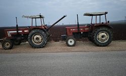 Çalınan iki traktör bulundu