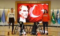 Büyükşehir'den engelli milli sporculara destek