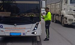 Alanya’da halk otobüslerine ceza