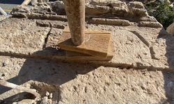 Saat Kulesi'nde, Roma Dönemine ait blok bulundu