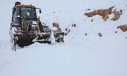 Antalya'da karla mücadele