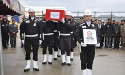Hayatını kaybeden polis memurunun cenazesi memleketine uğurlandı