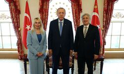 Özkan çifti Cumhurbaşkanı Erdoğan'la bir araya geldi