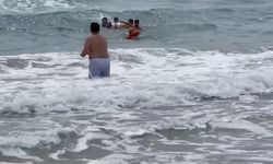 Alanya'da turistler boğulma tehlikesi geçirdi