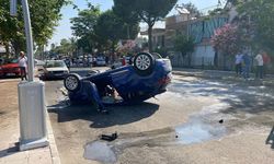 Ortalığı savaş alanına çeviren kazada 1 yaralı