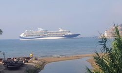 'Marella Discovery' bin 810 yolcusuyla Alanya Limanı'na demirledi