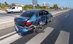 Kaza sonrası sürücüler birbirini suçladı