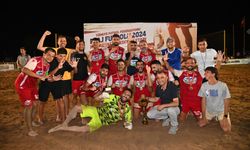 Manavgat'ta plaj futbolu heyecanı sona erdi