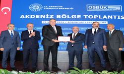 Antalya OSB'ye Yeşil OSB belgesi