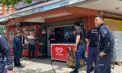 Antalya'da markette yangın