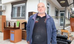 Eşyalarıyla birlikte sokağa atıldılar