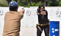 Antalya emniyetin  'Lara Croft'u; hedefi 12'den vuruyor