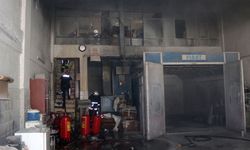 Araç boyama atölyesinde yangın