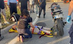 Motosikletliye vurup kaçtı