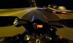 Motosikletiyle 280 km hız yapan sürücü yakalandı
