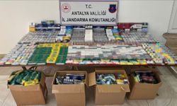 Manavgat'ta kaçak sigara baskını