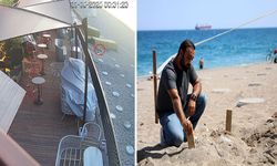 Konyaaltı Sahili'nde caretta sürprizi