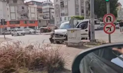 Manavgat'ta kaza anı saniye saniye kamerada