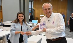 Kepez'den mor kurdeleli etkinlik
