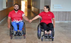 Engel tanımayan çiftin gözü olimpiyatlarda