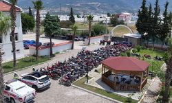 Kaş'ta 145 motosiklet trafikten men edildi