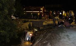Sulama kanalına uçan otomobildeki 2 kişi hayatını kaybetti