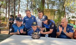 Doğum gününde polis oldu
