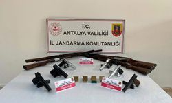 Jandarmadan kaçak silah operasyonu