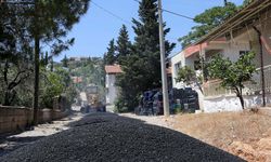 Kepez'de asfalt serim çalışması