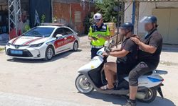 Antalya'da Motosiklet Sürücülerine Şok Denetim