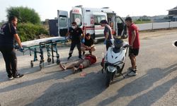 Motosiklet ile Hafif Ticari Araç Çarpıştı: 1 Kişi Yaralandı