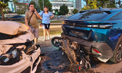 Motosikletliye Çarpan Sürücü Kaçtı